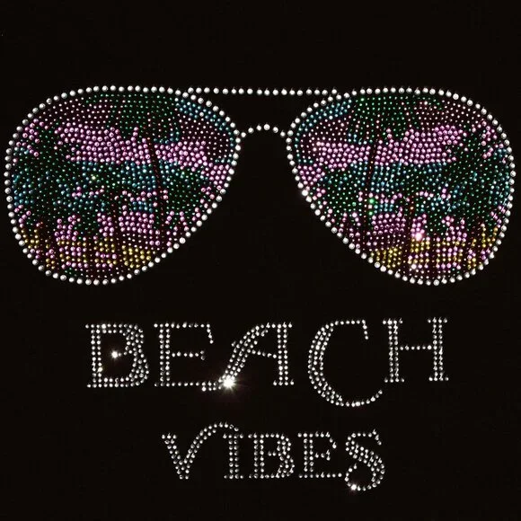 Girls Trip Beach Vibes RN rhinestone  short sleeved shirt sz XS S M L XL XXL 1X… - Picture 4 of 7